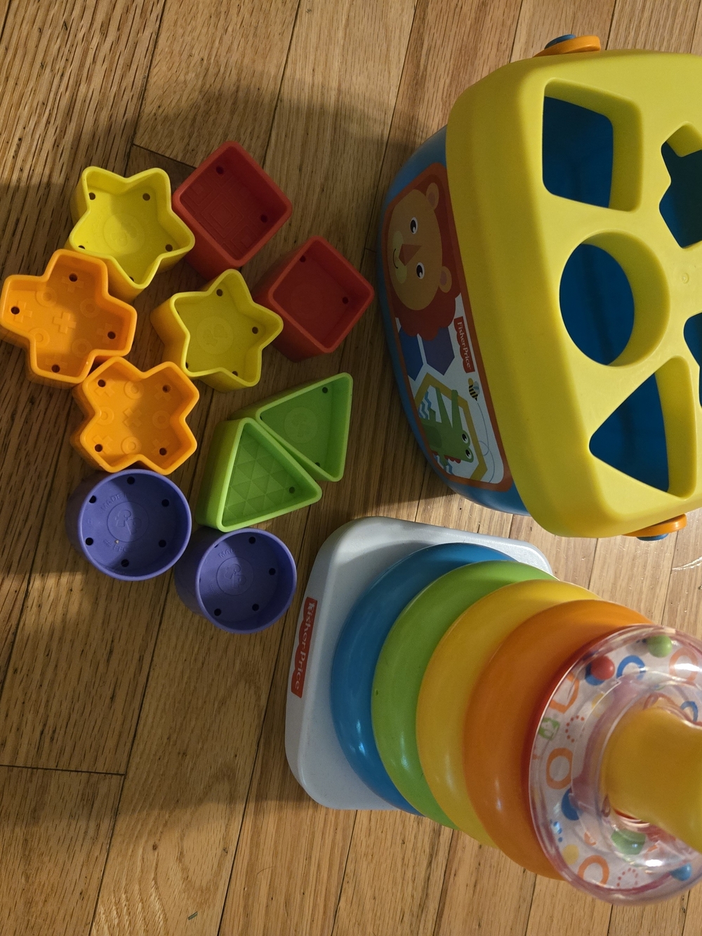 Fisher Price Shape Sorter And color Rings